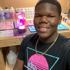 Vice City Resin Lamp