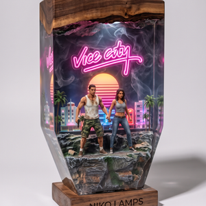 Vice City Resin Lamp
