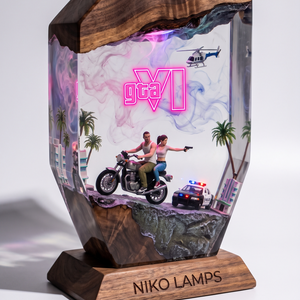 Vice City Resin Lamp